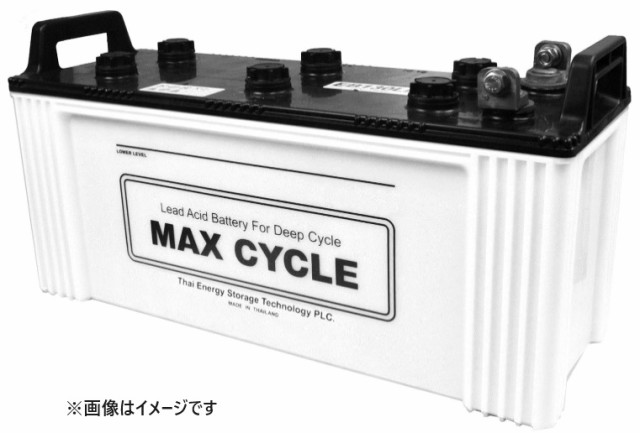 【メーカー取り寄せ】HITACHI EBバッテリー MAX CYCLE サイクルサービス用(電動カート他) EB130-LR 端子タイプ〔4〕