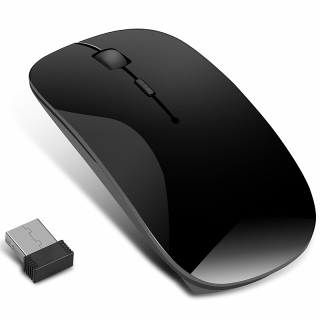 マウス 無線 ワイヤレスマウス 小型 薄型 Wireless Mouse 薄型マウス 光学式マウス 持ち運びに便利 Win 10にも対応 白 黒の通販はau Pay マーケット Akibare Au店