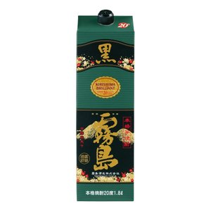 まとめ買い 霧島酒造 黒霧島 パック 20度 1800ml ×1ケース（6本入り) [送料無料※一部地域は除く]の通販は