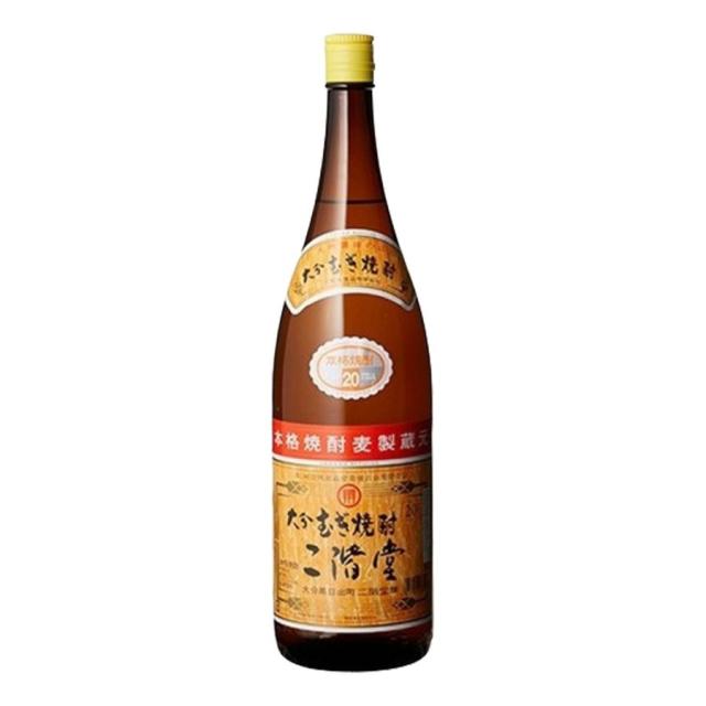 まとめ買い 大分むぎ焼酎 二階堂 20° 1800ml×1ケース（6本入り)の通販は