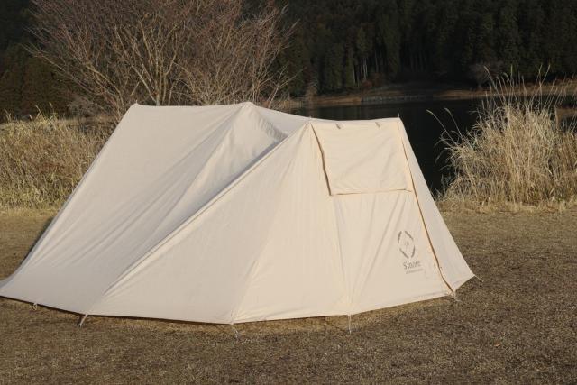 撥水加工ポリコットン小型テント/ 1〜3名用 /インナー・アウターテント