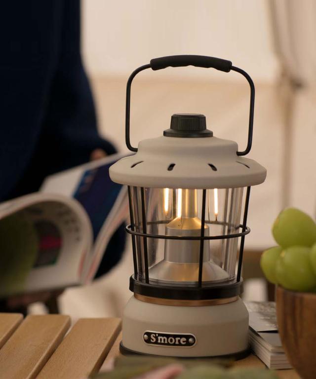 【Smore / Twinkle Short size 】 キャンプ ランタン スモア 充電式 led LEDランタン ライト 照明 キャンプ 充電式 調光機能 おしゃれ かわいい LEDライト アウトドア アンティーク レトロ クラシック インテリア 照明 5200mAh_6