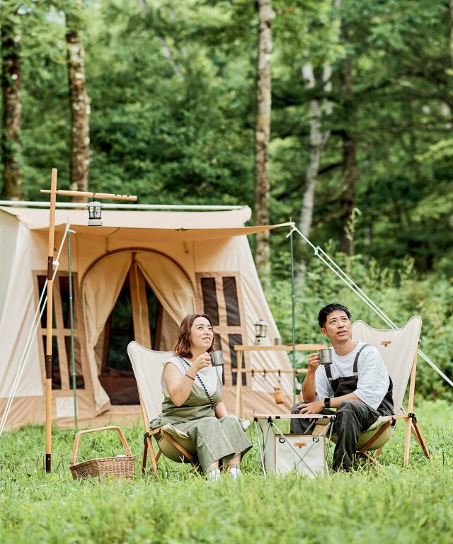 【Smore / Dolce Lodge 】 ドルチェロッジ スモア テント ロッジ ファミリー ロッジ型テント ポリコットン 4〜6人用 キャンプ おしゃれ 撥水 UVカット UPF50+ アウトドア 通気 吸湿 【撥水 難燃 UPF50+ 抗菌】_11