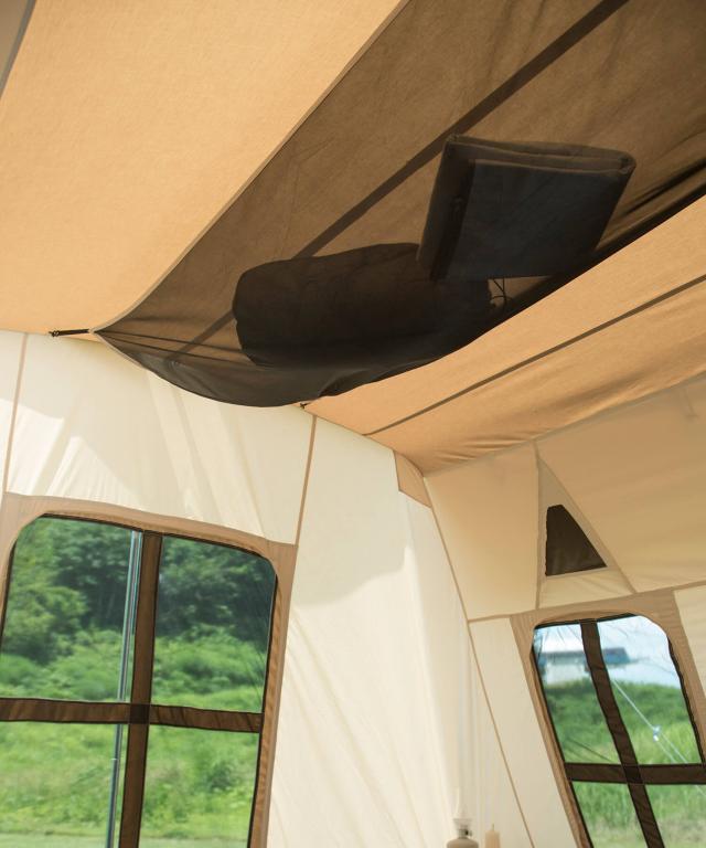 【Smore / Dolce Lodge 】 ドルチェロッジ スモア テント ロッジ ファミリー ロッジ型テント ポリコットン 4〜6人用 キャンプ おしゃれ 撥水 UVカット UPF50+ アウトドア 通気 吸湿 【撥水 難燃 UPF50+ 抗菌】_14