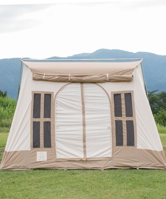 【Smore / Dolce Lodge 】 ドルチェロッジ スモア テント ロッジ ファミリー ロッジ型テント ポリコットン 4〜6人用 キャンプ おしゃれ 撥水 UVカット UPF50+ アウトドア 通気 吸湿 【撥水 難燃 UPF50+ 抗菌】_17