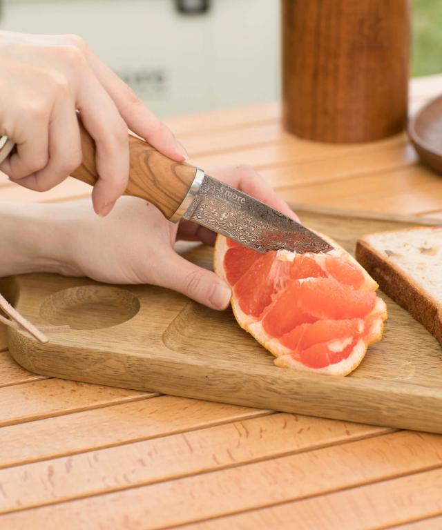 Smore / masse knife ( マッスナイフ ) 】 ナイフ ダマスカス