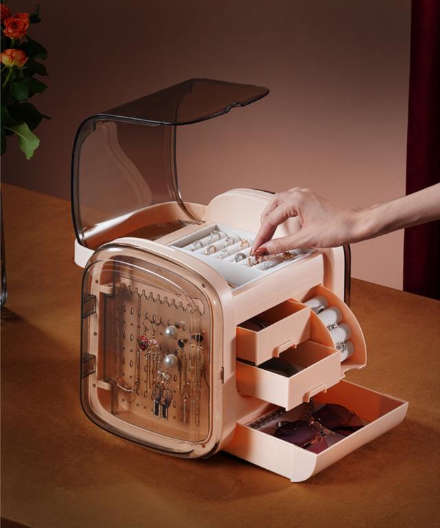 大容量 可愛いメイクボックス登場 メイクボックス 大容量 コスメボックス 可愛い おしゃれ 化粧品 ボックス メイクケース 収納 スの通販はau Pay マーケット Aimoha