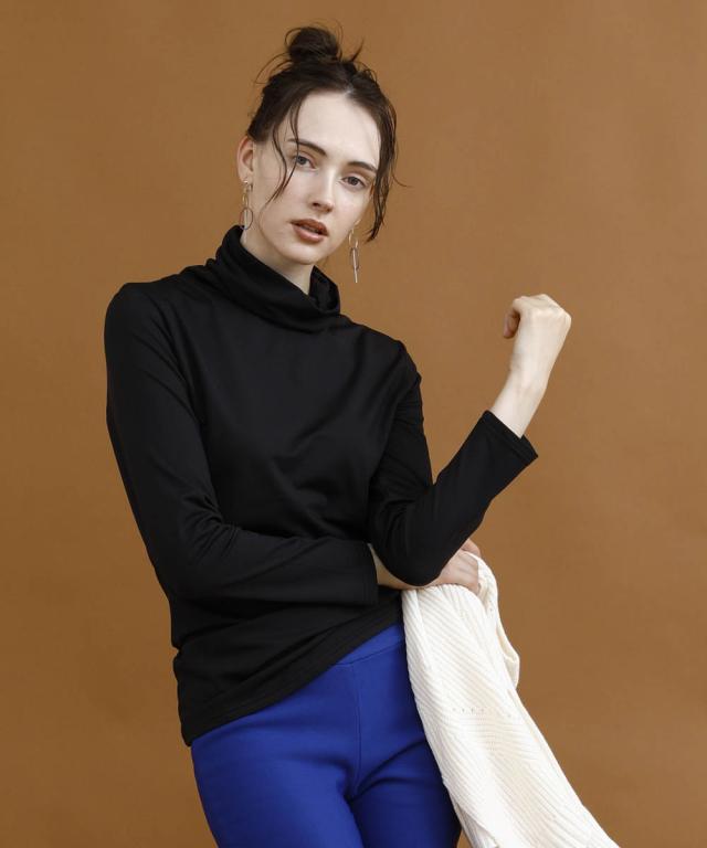 裏起毛ヒートインナー 秋冬 タートルネック 裏起毛 インナー レディース あったか 暖か 肌着 カットソー 発熱 無地 タートルネック 裏フの通販はau Pay マーケット Aimoha