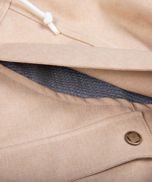 【 Smore / pocket jacket 】 ポケットジャケット スモア ジャケット パーカー レディース メンズ ユニセックス アウトドア ウェア ジャケット 防水性 防風 ナチュラル 可愛い おしゃれ フード【三面構造フードで顔まわりまでしっかりカバー】