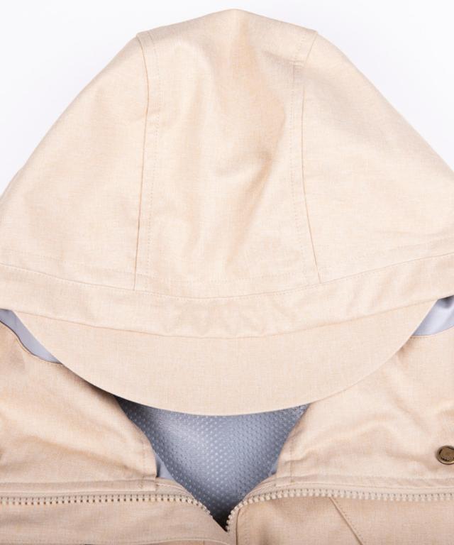 【 Smore / pocket jacket 】 ポケットジャケット スモア ジャケット パーカー レディース メンズ ユニセックス アウトドア ウェア ジャケット 防水性 防風 ナチュラル 可愛い おしゃれ フード【三面構造フードで顔まわりまでしっかりカバー】