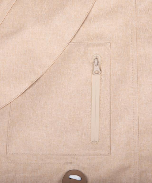 【 Smore / pocket jacket 】 ポケットジャケット スモア ジャケット パーカー レディース メンズ ユニセックス アウトドア ウェア ジャケット 防水性 防風 ナチュラル 可愛い おしゃれ フード【三面構造フードで顔まわりまでしっかりカバー】