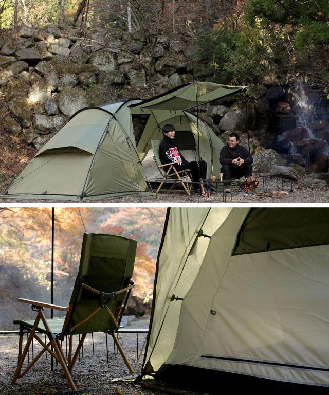 Smore / High back reclining chair 】 アウトドアチェア キャンプ