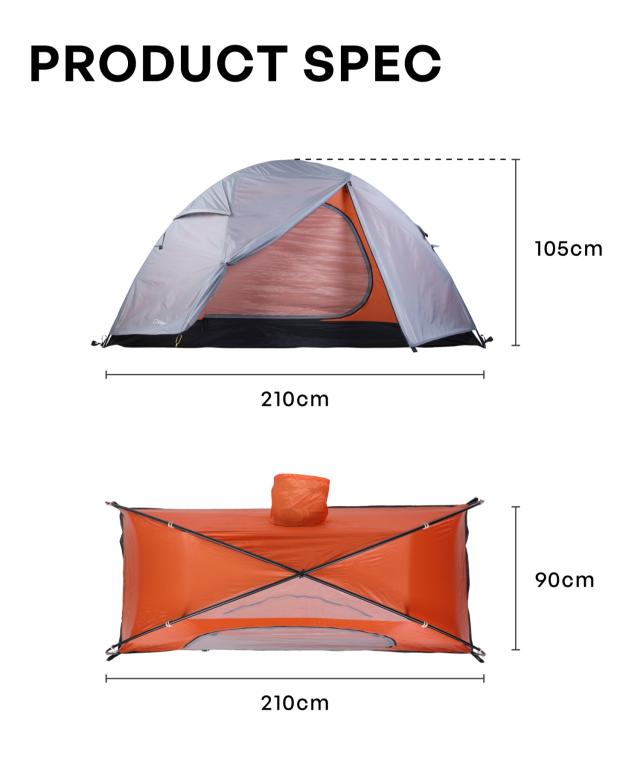 【Smore Trails -AKATSUKI ONE-】　アカツキ ワン　テント 一人 ソロ 山 川 アウトドア キャンプ