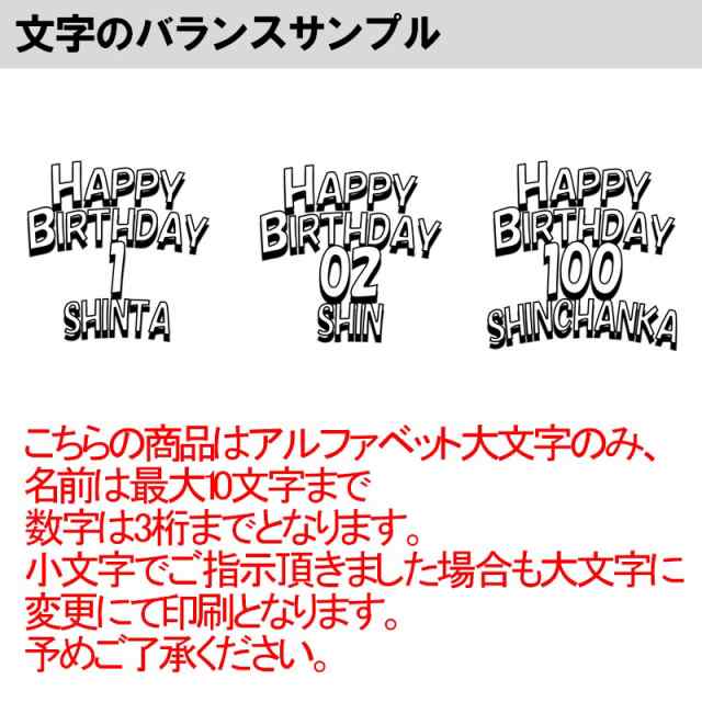 名入れ Tシャツ 誕生日 名前入れtシャツ ハッピーバースデイ 90cm Xl ホワイト ユナイテッドアスレ5 6oz使用 1print 013 Name 4の通販はau Pay マーケット Monster Kids Store