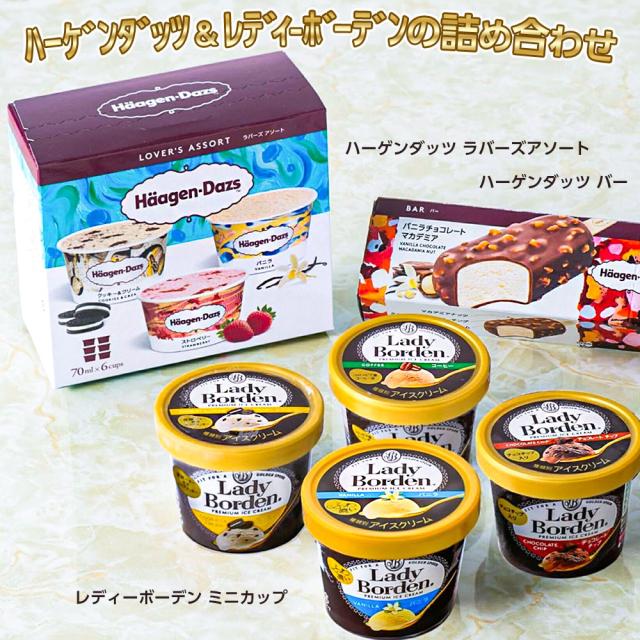 ハーゲンダッツ＆レディーボーデンの詰め合わせ R950T スイーツ アイスクリーム 送料無料 【お届け不可地域：離島】 お取り寄せ 通販 お土産 お祝い プレゼント ギフト ホワイトデー おすすめの通販は