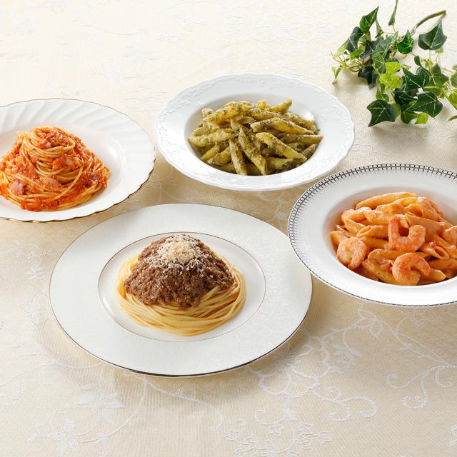 送料無料 東京「アロマフレスカ銀座」原田シェフ監修 4 種のこだわりパスタペンネセット / お取り寄せ 通販 お土産 お祝い プレゼント ギフト バレンタイン おすすめの通販は 7,560円