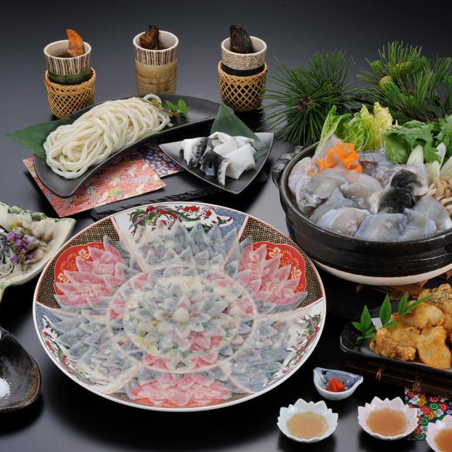 福岡 ふく太郎本部 とらふくフルコース （5人前） フグ ふぐ刺し ふぐ刺身 送料無料 