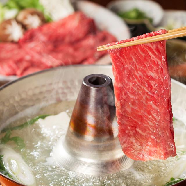 滋賀 山晃食品 近江牛すき焼き・しゃぶしゃぶ用 鍋セット すき焼き 送料無料 【二重包装不可】【お届け不可地域：離島】_2