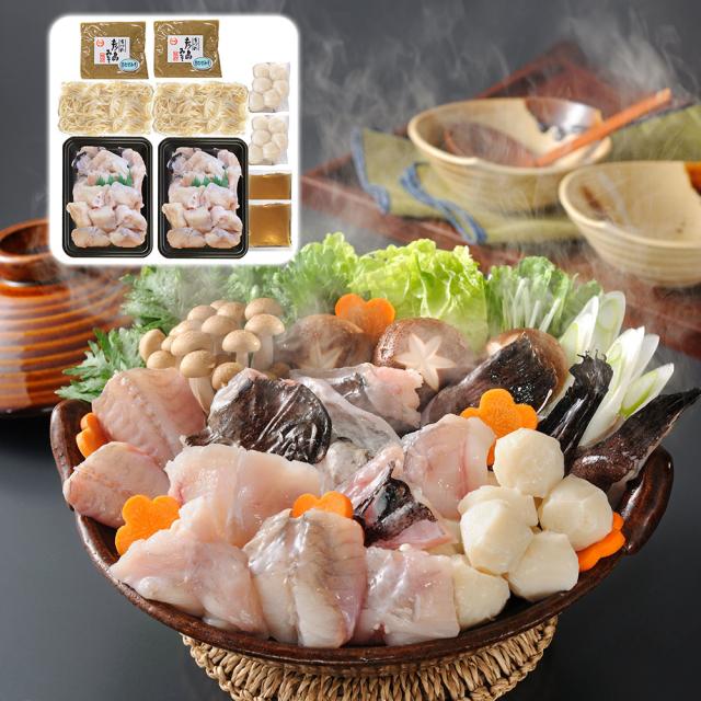 関とら本店 あんこう鍋うどんセット 惣菜 鍋セット 水炊き 送料無料 【二重包装不可】【お届け不可地域：離島】 お取り寄せ 通販 お土産 お祝い プレゼント ギフト おすすめ
