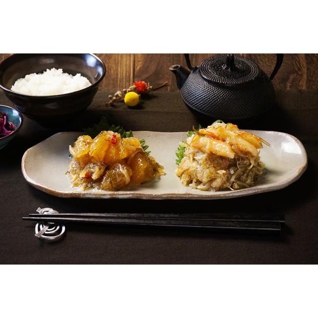 北海道 数の子とかにの贅沢松前漬けセット 和風惣菜 送料無料 【二重包装不可】【お届け不可地域：離島】 お取り寄せ 通販 お土産 お祝い プレゼント ギフト おすすめ