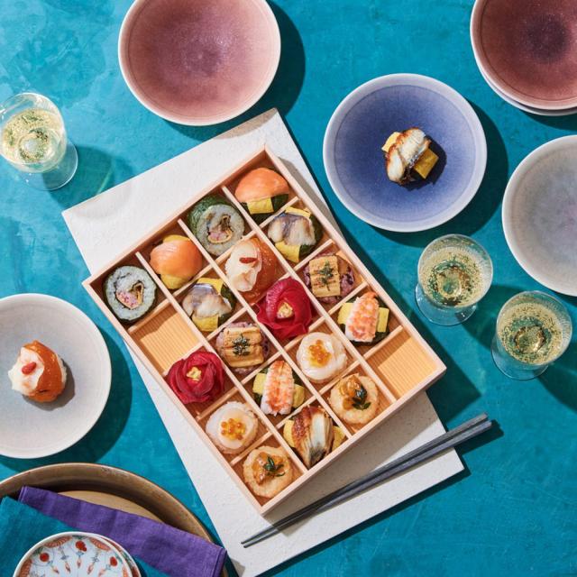 わさび葉寿しうめもり 季節の手鞠わさび葉寿し冬20個 手まり寿司 おすし 送料無料 【二重包装不可】【お届け不可地域：北海道・沖縄・離島】 お取り寄せ 通販 お土産 お祝い プレゼント ギフト バレンタイン おすすめの通販は 6,249円