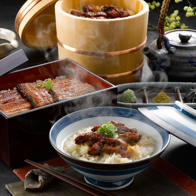 送料無料 うなぎ割烹「一愼」特製蒲焼き・鰻のひつまぶしセット 国産鰻使用 / うなぎ 鰻 蒲焼き ひつまぶし お取り寄せ グルメ ギフト_1