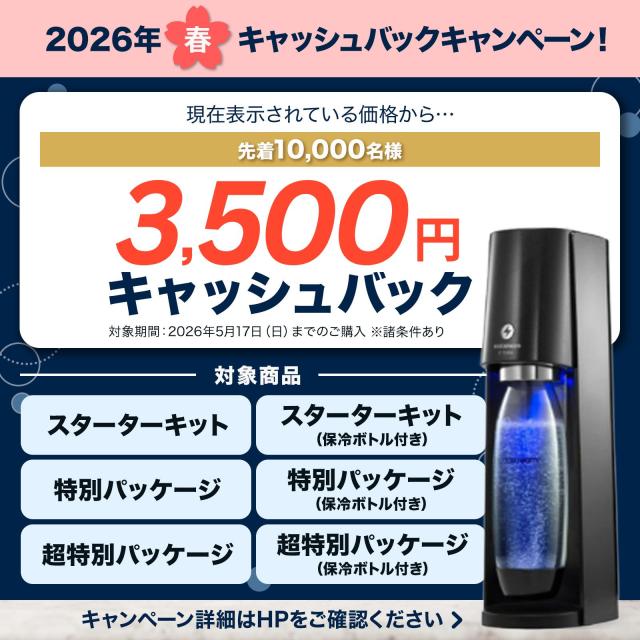 ソーダストリーム E-TERRA(E-テラ)スターターキット デラックス 