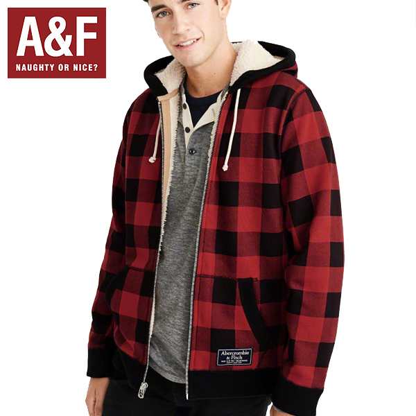 Abercrombie Fitchアバクロンビーアンドフィッチ正規品メンズ 赤