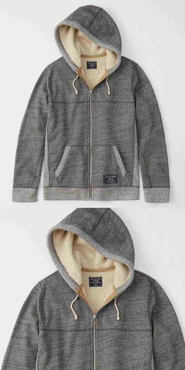 sherpa lined zip up