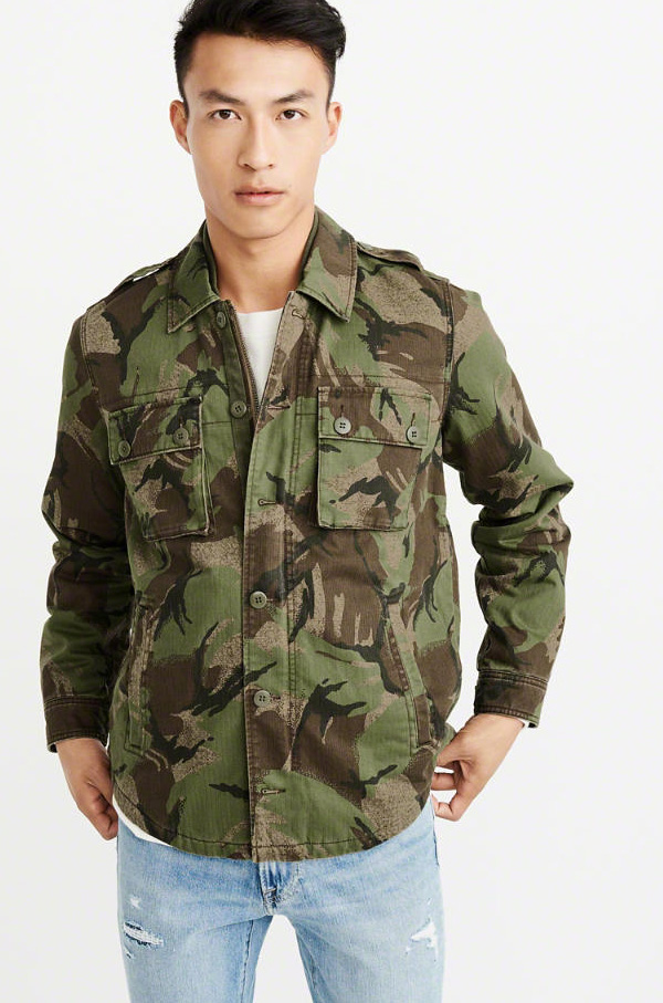 Abercrombie Fitchアバクロンビーアンドフィッチ正規品メンズミリタリーシャツジャケットアウターの通販はau Pay マーケット カリフォルニアスタイル