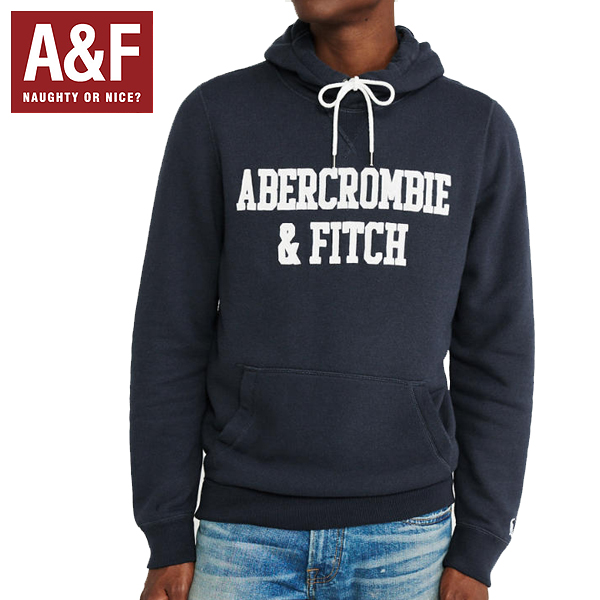 Abercrombie Fitch アバクロンビーアンドフィッチ正規品メンズ紺 ロゴアップリケプルオーバーフーディの通販はau Pay マーケット カリフォルニアスタイル