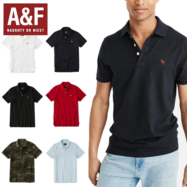 Abercrombie Fitch アバクロンビーアンドフィッチ Stretch Icon Polo半袖ポロシャツ鹿の子の通販はau Pay マーケット カリフォルニアスタイル