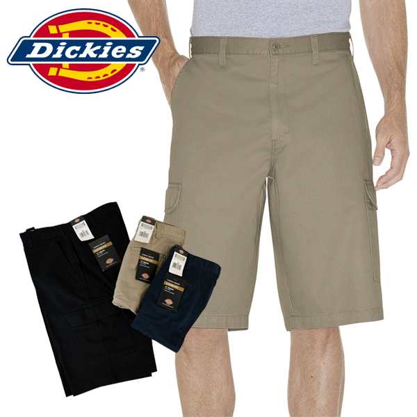 dickies khaki cargo shorts