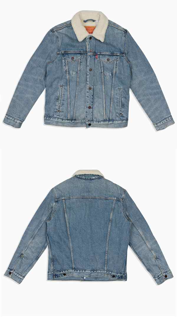 levis denim jacket blue