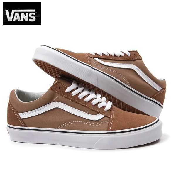 vans old skool tigers eye true white