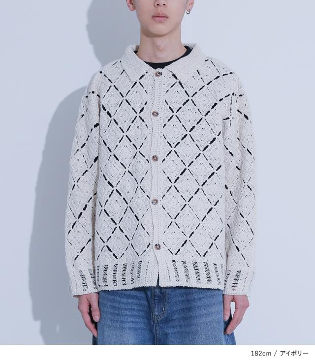 送料無料】『MDRクロシェニットカーディガン』【メール便不可】【30