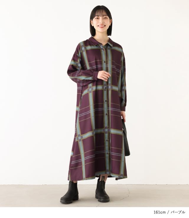 【希少】【新品タグ付き】XOXO系チェック柄シャツワンピ 希少】【新品タグ付き】XOXO系チェック柄シャツワンピ