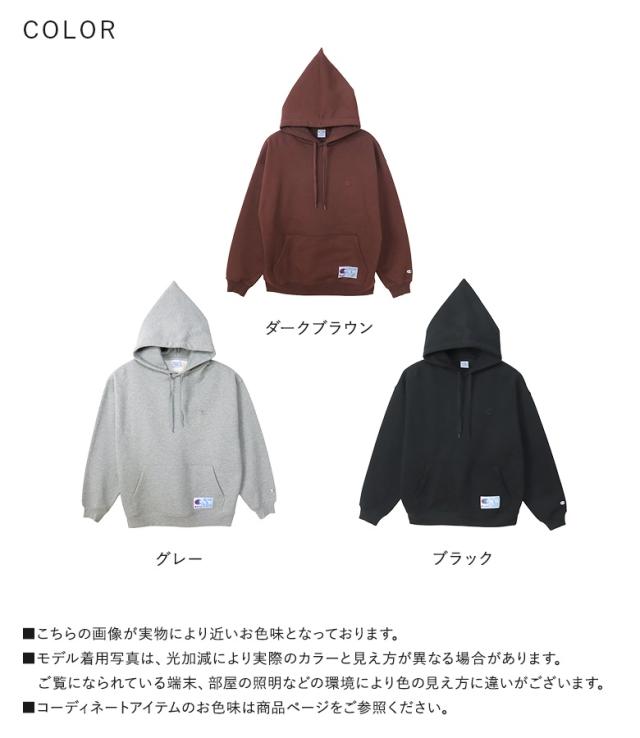 3クーポン配布【送料無料】『Championメンズフーディースウェットトップス』【メール便不可】【50】[C3-Y135 スウェット パーカー 長袖 メンズ トップス フーディー フード付き トレーナー コットンUSA セットアップ チャンピオン Champion]_18