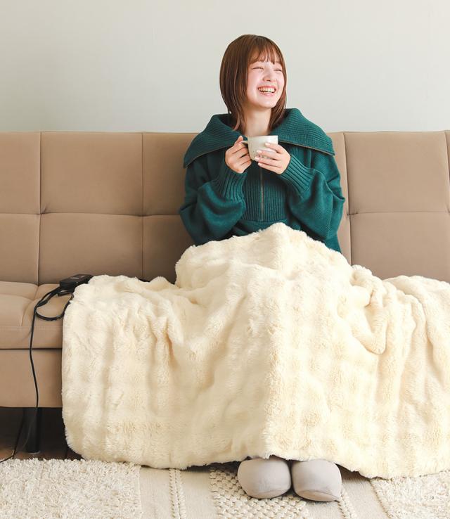 電気毛布・ひざ掛け toron 送料無料】『電気毛布かけしきタイプtoron』【メール便不可】【100