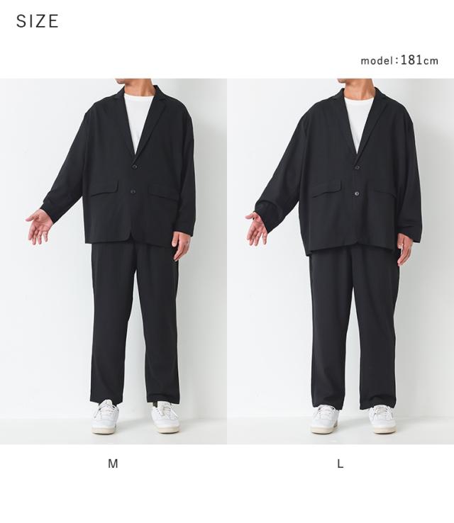 【送料無料】『MDRルーズフィットセットアップ』【メール便不可】【30】[セットアップ メンズ アウター ボトムス ジャケット 長袖 羽織 ワイドパンツ ロング丈 オーバーサイズ 上下セット 2点セット 秋 冬]_19
