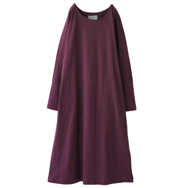 Norバスクコットンロングワンピ 女性 プレゼント レディース ワンピース ロングワンピース 無地 シンプル Aライン 長袖 クルーネの通販はau Pay マーケット オシャレウォーカー Osharewalker