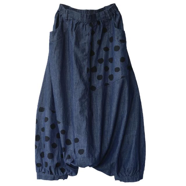 Norlabelドット柄サルエルデニムパンツ 女性 プレゼント サルエル デニム レディース ボトムス サルエルパンツ ジーンズ アラジンパの通販はau Pay マーケット オシャレウォーカー Osharewalker