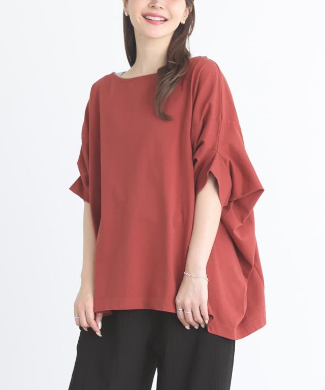 メッシュ ドルマンカットソー 変形デザインドルマンカットソー』 ※メール便可※【10】[Tシャツ