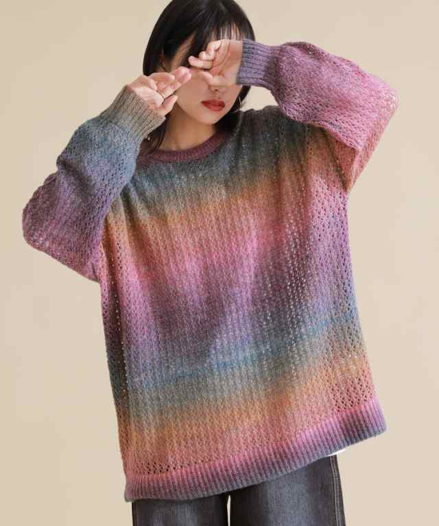 NKNIT モヘヤグラデーションニット | www.yormarine.com