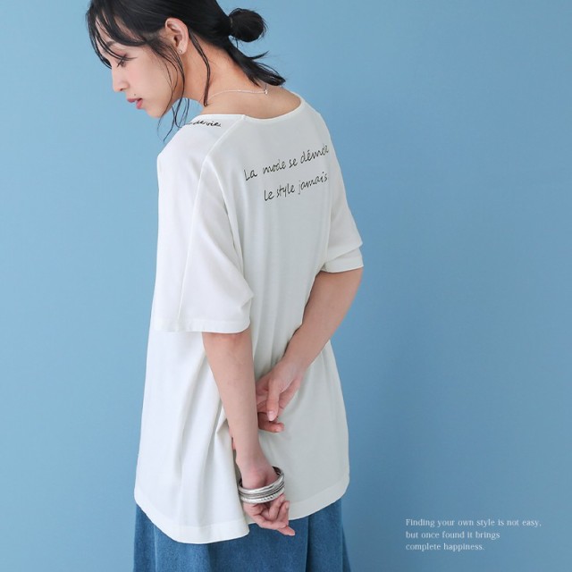 【フラミンゴファーム】　人気❗️ロゴTシャツ。新品♡ドルマンスリーブ　Tシャツ