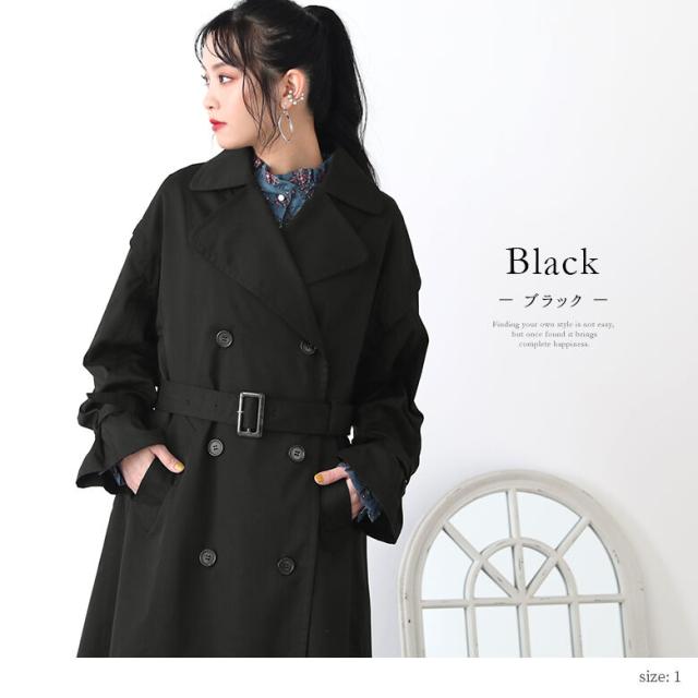SALE】『袖丈2wayトレンチコート』 【メール便不可】【30】[トレンチ