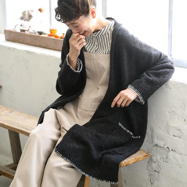 ついに再入荷！】はちみつ堂 大人の“わたげウサギ”なロングカーデ