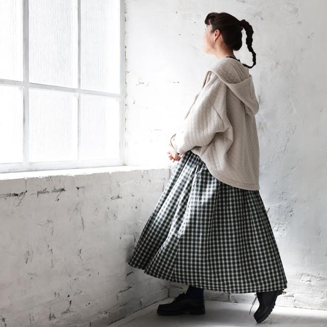 《通常販売START！》まぁるいキルトのジャケット レディース アウター 羽織り 長袖 ショート丈フード付き キルティング 中綿