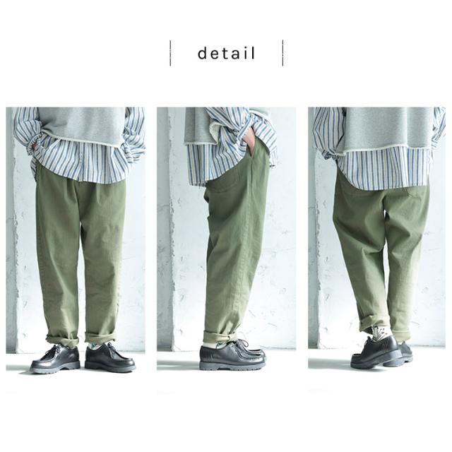 【ついに再入荷！】すっきり「着まぐれ」パンツ レディース テーパードパンツ ロング クロップド_12