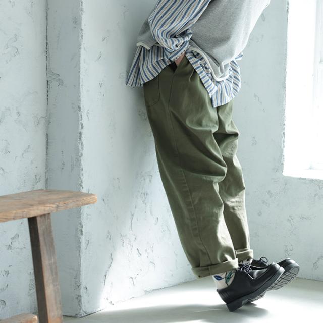 【ついに再入荷！】すっきり「着まぐれ」パンツ レディース テーパードパンツ ロング クロップド_8